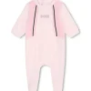 Shop All|Hugo Boss Baby - Girl Long Sleeve Footie, Pink - cutbabycare.com | baby boutique & care hub