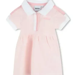 Shop All|Hugo Boss Baby - Girl Polo Dress Girl, Light Pink - cutbabycare.com | baby boutique & care hub