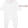 Shop All|Hugo Boss Baby - Girl Sleepsuit And Headband Set, Off White - cutbabycare.com | baby boutique & care hub