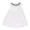 Shop All|Hugo Boss Baby - Girl Sleeveless Dress, Pink Pale - cutbabycare.com | baby boutique & care hub