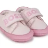 Shop All|Hugo Boss Baby - Girl Slippers, Pink Pale - cutbabycare.com | baby boutique & care hub