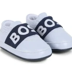 Shop All|Hugo Boss Baby - Girl Soft Slippers Logo, Pink - cutbabycare.com | baby boutique & care hub