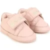 Shop All|Hugo Boss Baby - Girls Pink Logo Pre Walker Shoes - cutbabycare.com | baby boutique & care hub