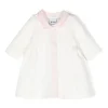 Shop All|Hugo Boss Baby - Girls White Cotton Logo Dress, Off White - cutbabycare.com | baby boutique & care hub