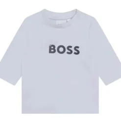 Shop All|Hugo Boss Baby - Long Sleeve T-Shirt Little Boss, White - cutbabycare.com | baby boutique & care hub
