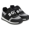 Shop All|Hugo Boss Baby - Mesh Logo Sneaker Trainers, Black - cutbabycare.com | baby boutique & care hub