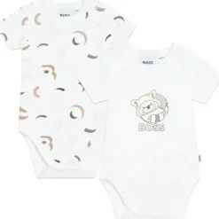 Shop All|Hugo Boss Baby - 2Pk Baby Onesies, White - cutbabycare.com | baby boutique & care hub