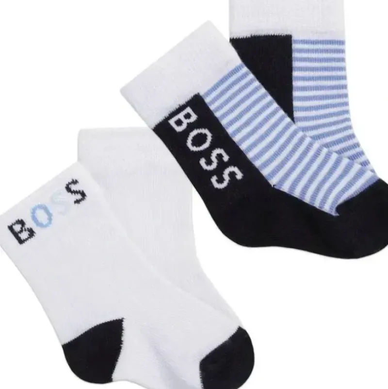 Shop All|Hugo Boss Baby - 2Pk Boy Socks, Navy - cutbabycare.com | baby boutique & care hub