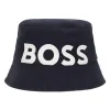 Shop All|Hugo Boss Baby - Reversible Cotton Bucket Hat, Navy - cutbabycare.com | baby boutique & care hub