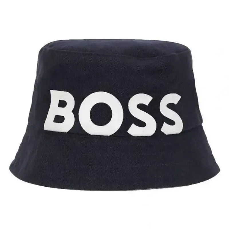 Shop All|Hugo Boss Baby - Reversible Cotton Bucket Hat, Navy - cutbabycare.com | baby boutique & care hub