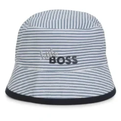 Shop All|Hugo Boss Baby - Reversible Bucket Hat, White - cutbabycare.com | baby boutique & care hub