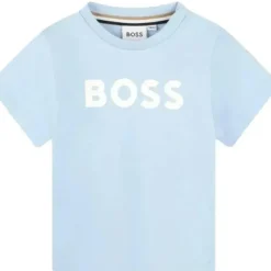 Shop All|Hugo Boss Baby - Short Sleeve Basic Logo Tee, Blue - cutbabycare.com | baby boutique & care hub