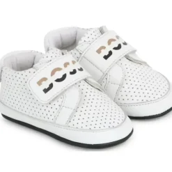 Shop All|Hugo Boss Baby - Slippers Boy Sneaker, White, Beige And Black - cutbabycare.com | baby boutique & care hub