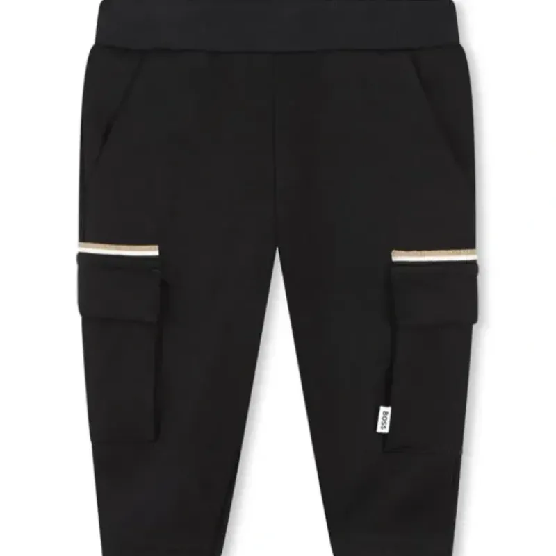 Shop All|Hugo Boss Baby - Stripe Detail Cargo Track Pants - cutbabycare.com | baby boutique & care hub