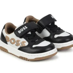 Shop All|Hugo Boss Baby - Trainers Boy Sneaker, Black/Beige - cutbabycare.com | baby boutique & care hub