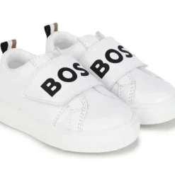 Shop All|Hugo Boss Baby - Velcro Low Sneakers, White - cutbabycare.com | baby boutique & care hub