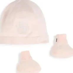 Shop All|Hugo Boss Boss - Knit Hat & Booties Set, Pink - cutbabycare.com | baby boutique & care hub