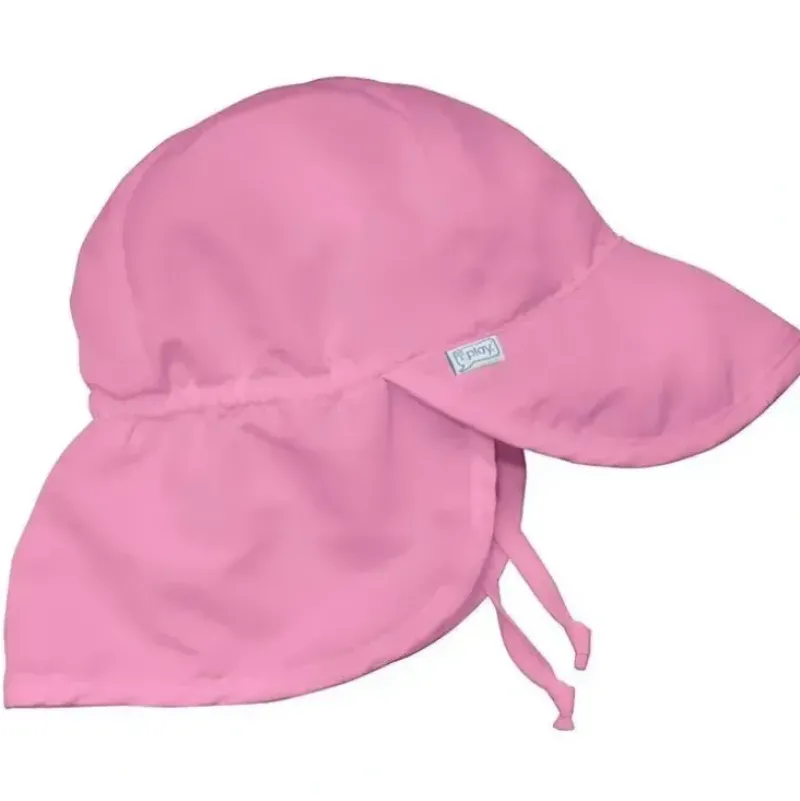 Shop All|I Play Flap Sun Protection Hat - Hot Pink - cutbabycare.com | baby boutique & care hub
