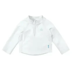 Shop All|i play Long Sleeve Zip Rashguard Shirt, White - cutbabycare.com | baby boutique & care hub