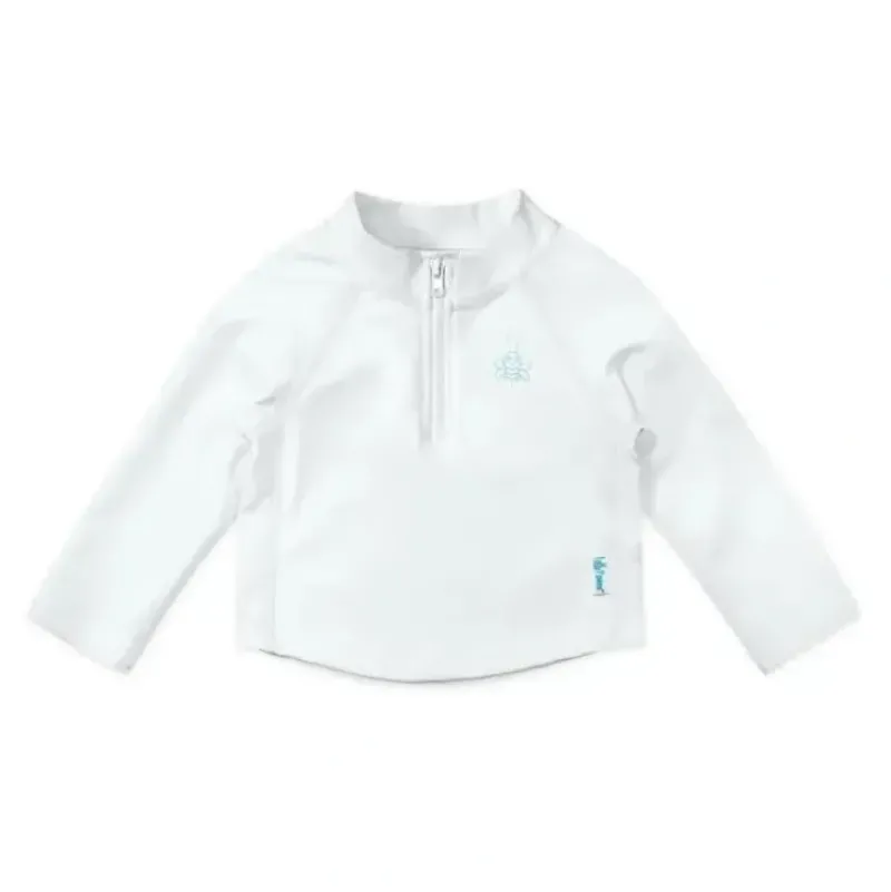 Shop All|i play Long Sleeve Zip Rashguard Shirt, White - cutbabycare.com | baby boutique & care hub