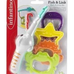 Bath Potty|Infantino - Fish & Link Bath Activity Set - cutbabycare.com | baby boutique & care hub