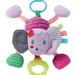 Car Seats|Infantino - Pull & Shake Jittery Pal - Elephant Purple - Baby toy - cutbabycare.com | baby boutique & care hub