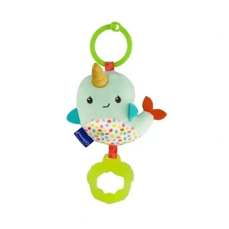 Stroller|Infantino - Wee Wild Ones Chime & Go Tag Along Pal, Narwhal - cutbabycare.com | baby boutique & care hub