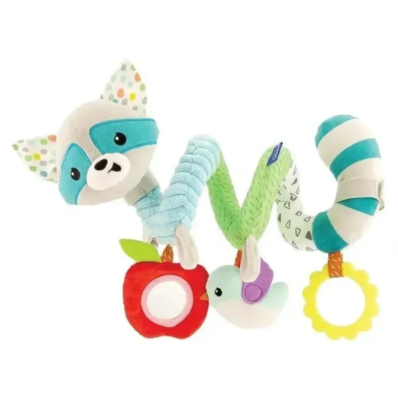 Stroller|Infantino - Wee Wild Ones - Spiral Activity Toy, Raccoon - cutbabycare.com | baby boutique & care hub