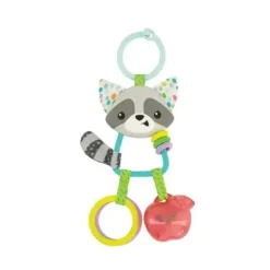 Stroller|Infantino - Wee Wild Ones Jingle Charms Rattle, Raccoon - cutbabycare.com | baby boutique & care hub