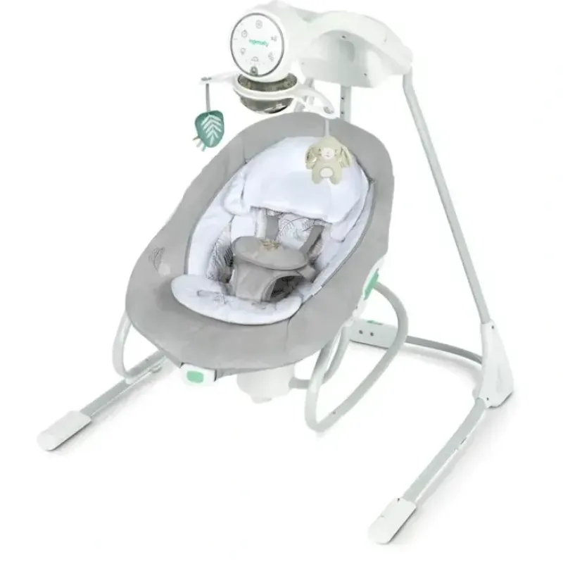Shop All|Ingenuity InLighten Baby/Newborn Soothing Swing And Rocker - Remy White/Grey 0m+ - cutbabycare.com | baby boutique & care hub