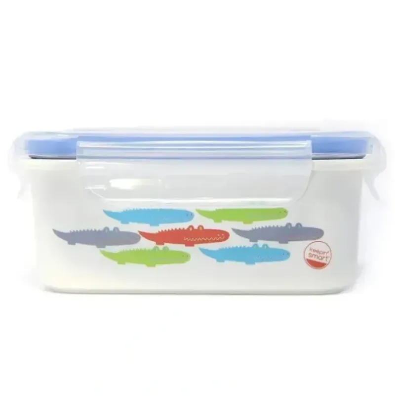 Shop All|Innobaby - Keepin' Fresh Stainless Bento Snack or Lunch Box, 16 oz, Alligator - cutbabycare.com | baby boutique & care hub