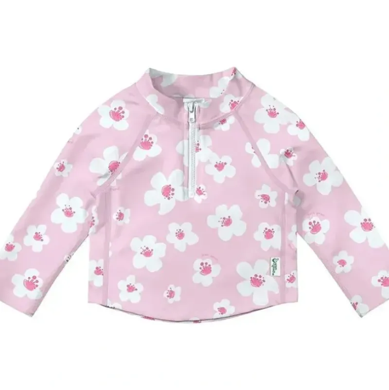 Shop All|Iplay - Baby Girl Long Sleeve Blossoms Rashguard, Light Pink - cutbabycare.com | baby boutique & care hub