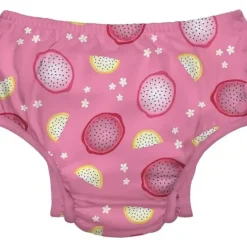 Health Safety|Iplay - Eco Snap Swim Diaper, Pink Dragon Fruit - cutbabycare.com | baby boutique & care hub