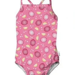 Health Safety|Iplay - Eco Swimsuit With Built-In Swim Diaper, Pink Dragon Fruit - cutbabycare.com | baby boutique & care hub