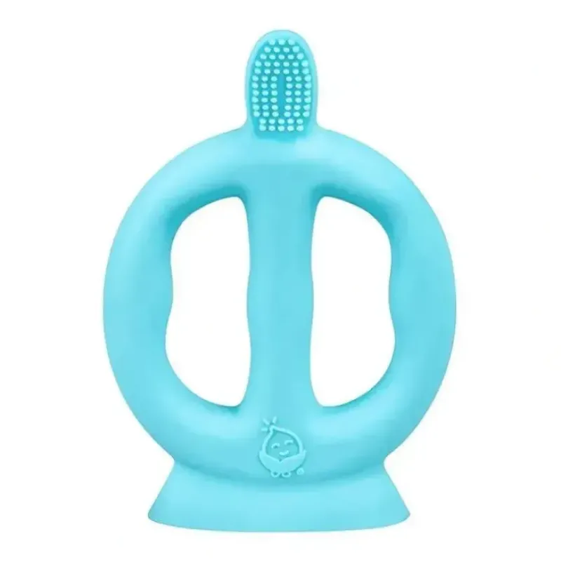 Bath Potty|Iplay - Learning Toothbrush Made From Silicone, Aqua, 9/18M - cutbabycare.com | baby boutique & care hub
