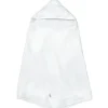 Bath Potty|Iplay - Muslin Hooded Towel Made From Organic Cotton, White - cutbabycare.com | baby boutique & care hub