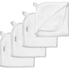 Bath Potty|Iplay - Muslin Washcloths Made From Organic Cotton (4Pk), White - cutbabycare.com | baby boutique & care hub