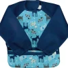 Shop All|Iplay - Snap & Go Easy-Wear Long Sleeve Bib, Aqua Dogs - cutbabycare.com | baby boutique & care hub