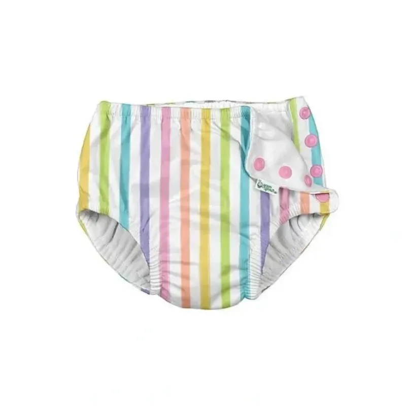 Shop All|Iplay - Snap Reusable Absorbent Swim Diaper, Rainbow Stripe - cutbabycare.com | baby boutique & care hub