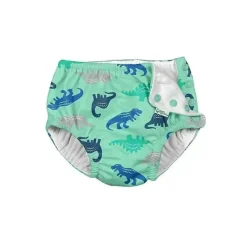 Shop All|Iplay - Snap Reusable Absorbent Swim Diaper, Seafoam Simple Dino - cutbabycare.com | baby boutique & care hub