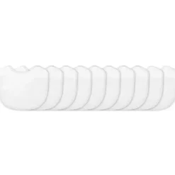 Shop All|I-Play Green Sprouts 10-Pack Stay-Dry Bibs, White - cutbabycare.com | baby boutique & care hub