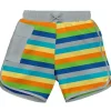 Shop All|Iplay Pocket Board Shorts W/Built-In Swim Diaper-Gray Multistripe - cutbabycare.com | baby boutique & care hub