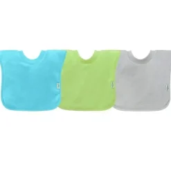 Shop All|Iplay Pull-Over Stay-Dry Bibs (3Pk) - Aqua Set - cutbabycare.com | baby boutique & care hub