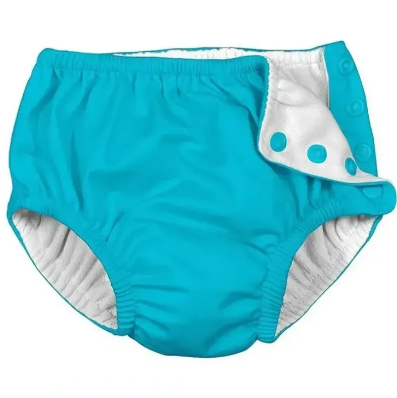 Shop All|Iplay Snap Reusable Absorbent Swimsuit Diaper - Aqua - cutbabycare.com | baby boutique & care hub