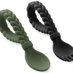 Shop All|Itzy Ritzy - Camo & Midnight Sweetie Spoons & Fork Set - cutbabycare.com | baby boutique & care hub