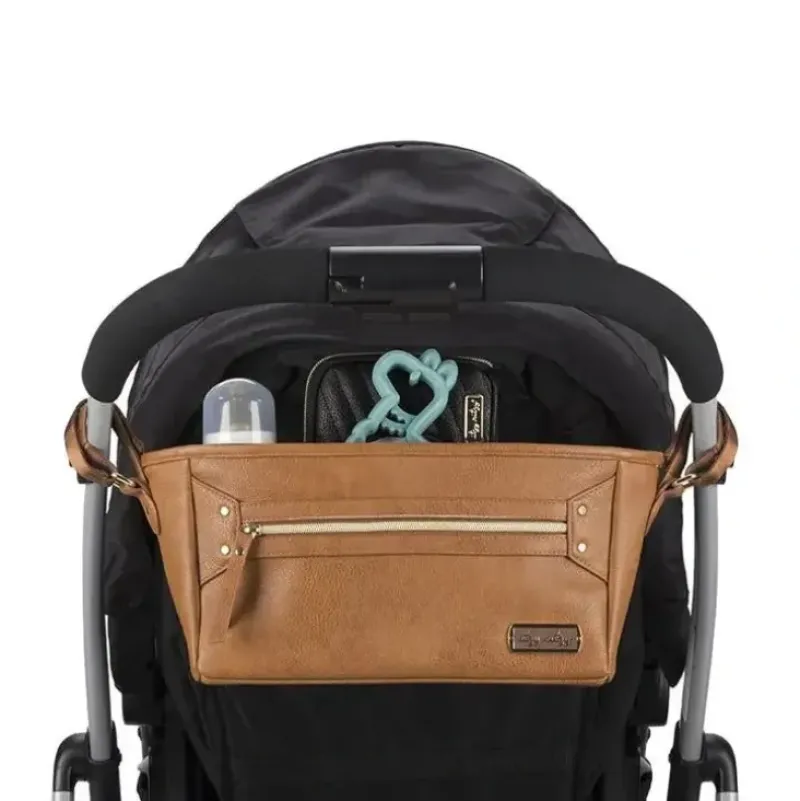 Stroller|Itzy Ritzy - Cognac Travel Stroller Caddy - cutbabycare.com | baby boutique & care hub