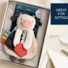 Shop All|Itzy Ritzy - Cow Itzy Friends Lovey Plush - cutbabycare.com | baby boutique & care hub