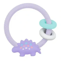 Shop All|Itzy Ritzy - Lilac Dino Ritzy Rattle - cutbabycare.com | baby boutique & care hub