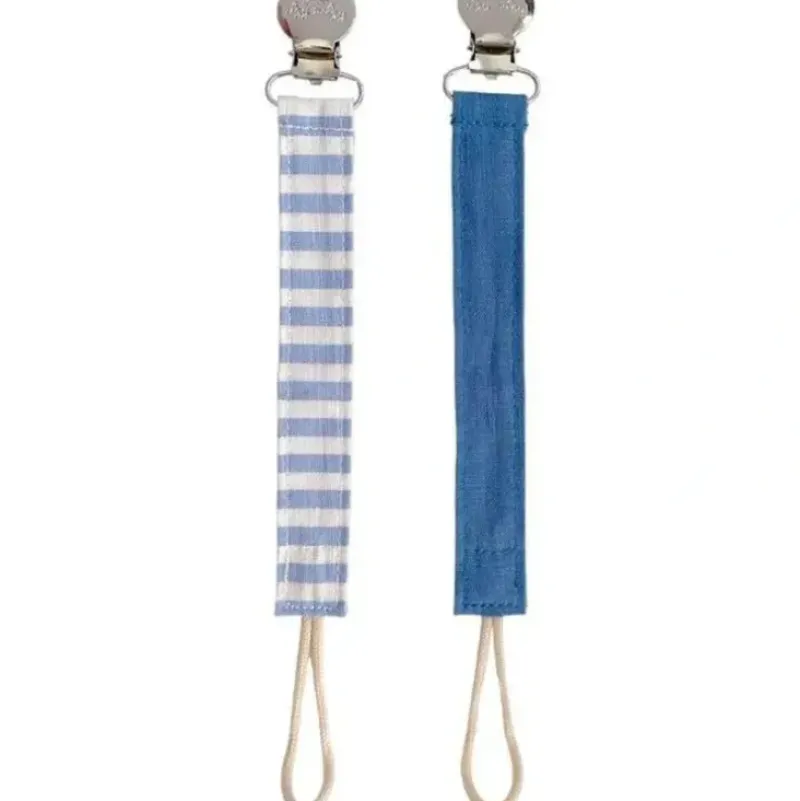 Shop All|Itzy Ritzy - Pacifier Fabric Strap Blue - cutbabycare.com | baby boutique & care hub
