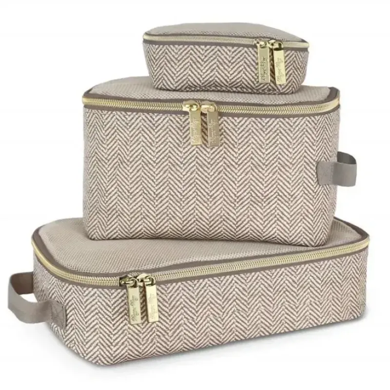 Shop All|Itzy Ritzy - Packing Cubes, Taupe - cutbabycare.com | baby boutique & care hub